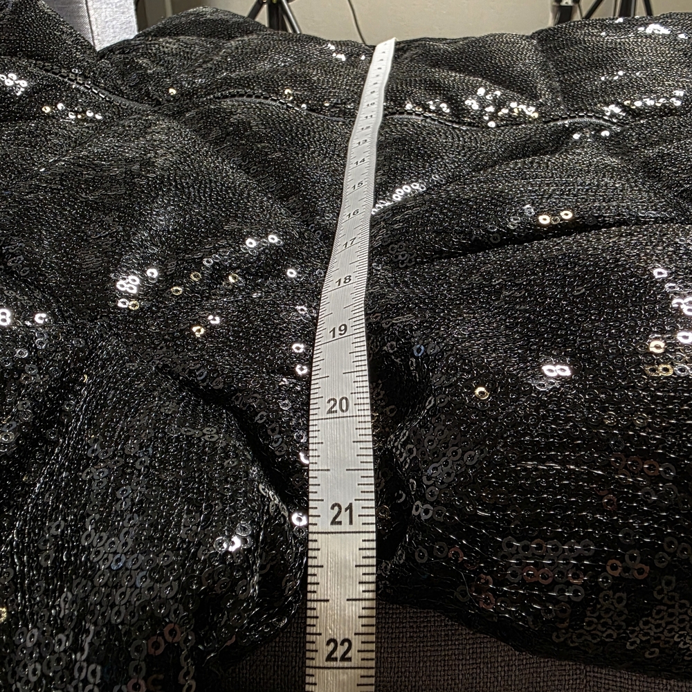 Ciao Milano 1969 CM Black Sequin Puffer Jacket – Size L - Picture 9 of 17